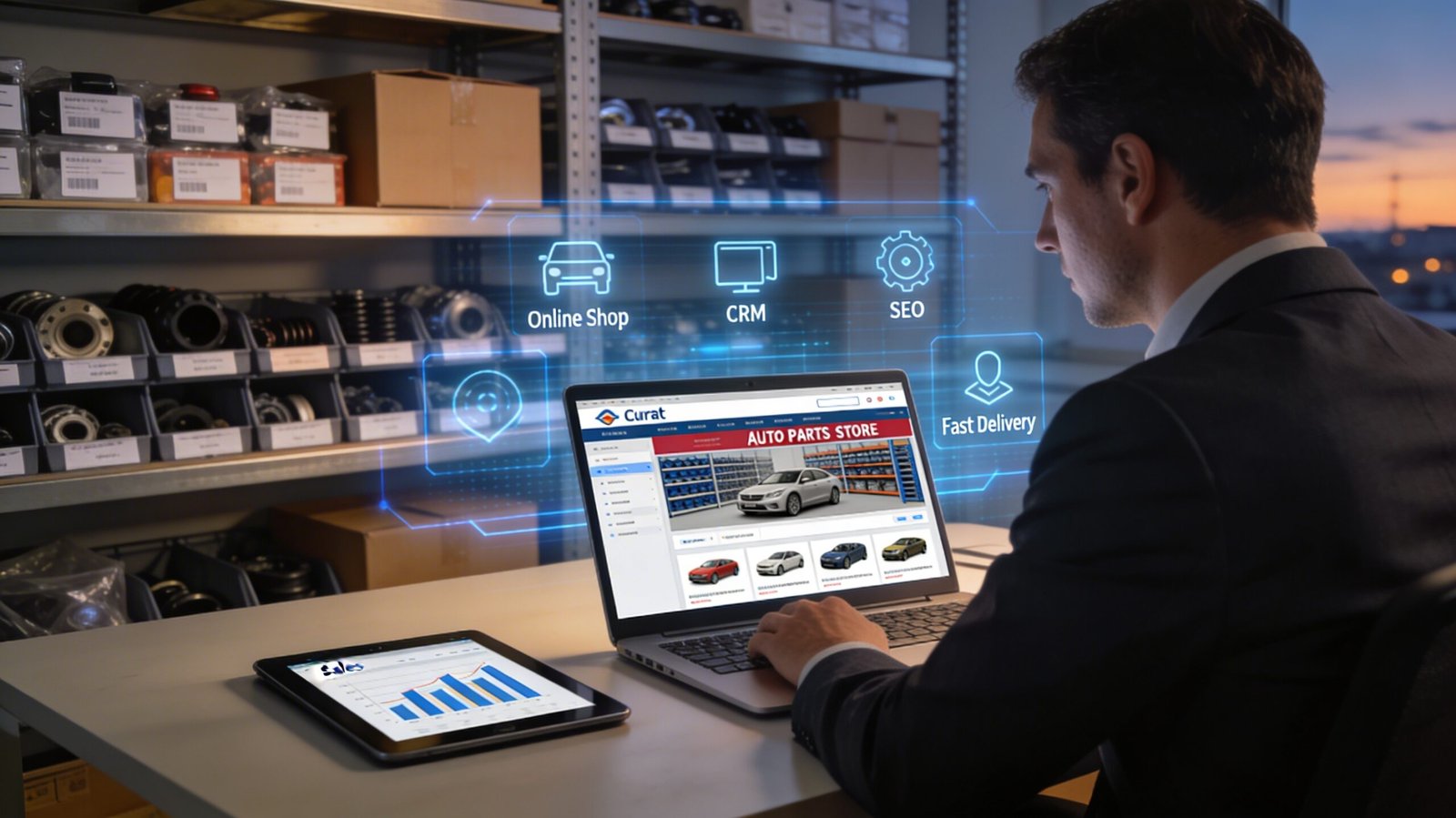 management proiect afaceri piese auto