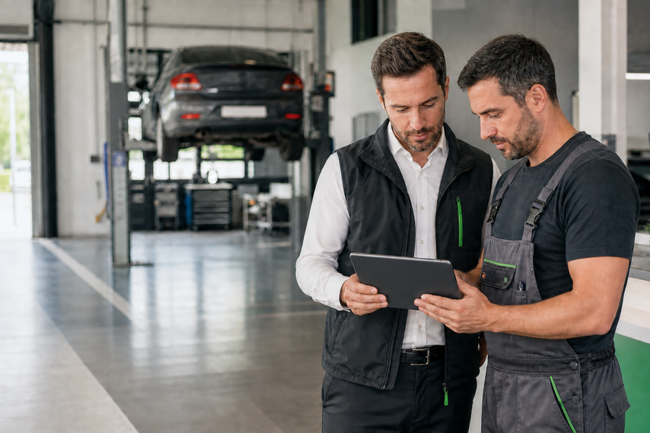 Aprovizionare rapidă într-un service auto digitalizat, AUTOHUB